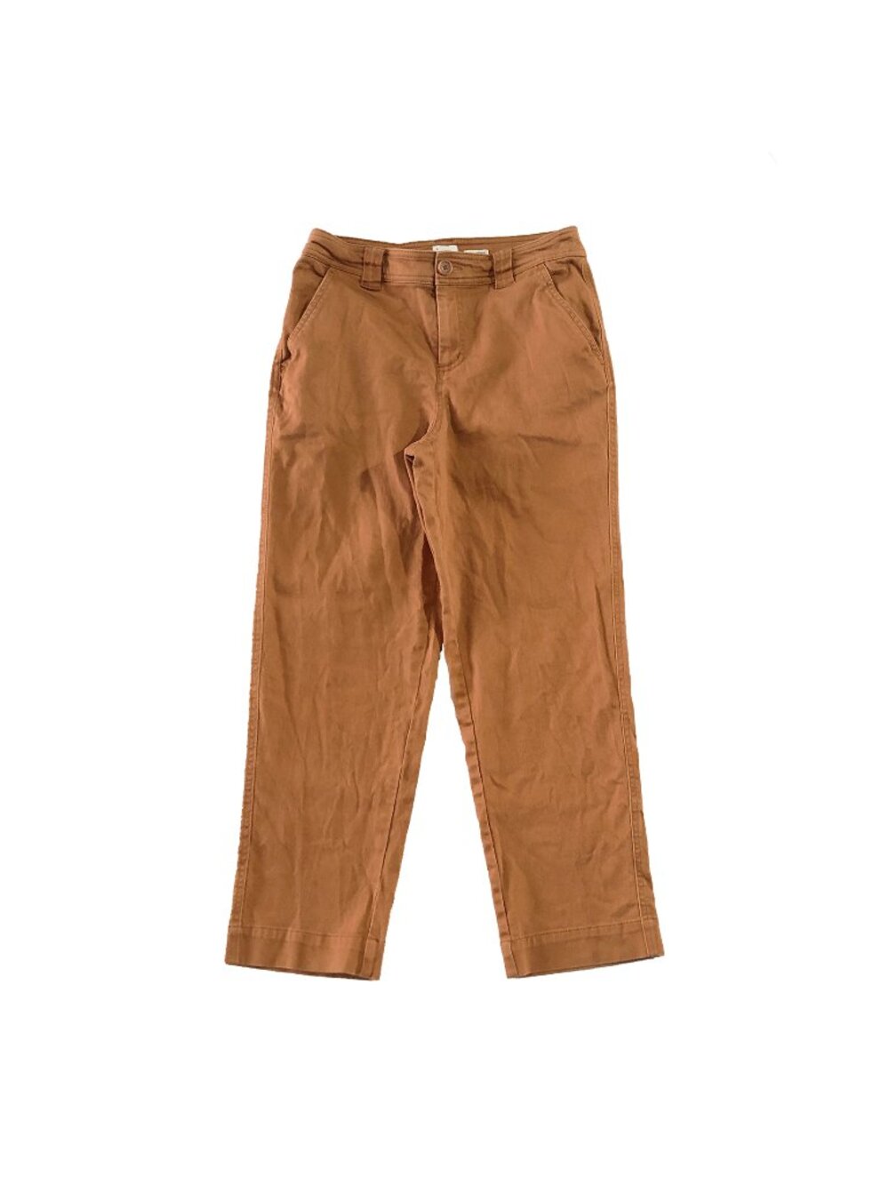 A New Day Jeans Womens Size 4 Brown Stretch Elaztizado Ankle Cropped Denim